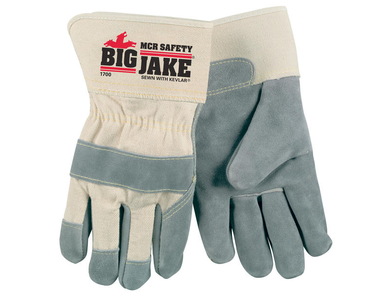 BIG JAKE LEATHER PALM GLOVES (LG 