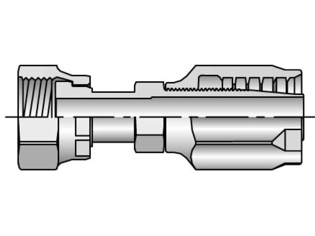 2JS30 - Female ORFS Reusable Hose Fitting