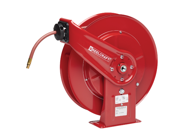 7850OLP - 1/2"X50' Air/Water Spring Reel with Hose
