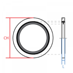 9500 - BSPP Bonded Seal