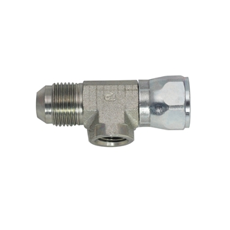 3/4 Male JIC To 3/4 Female JIC Swivel Adapter Fitting | 6504-12-12 | Industrial Hydraulic