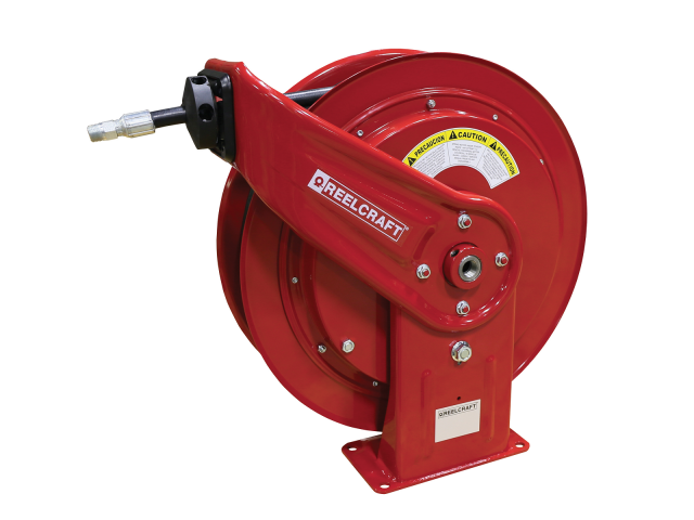 HD74100OHP - 1/4"X100' Grease Spring Reel with Hose