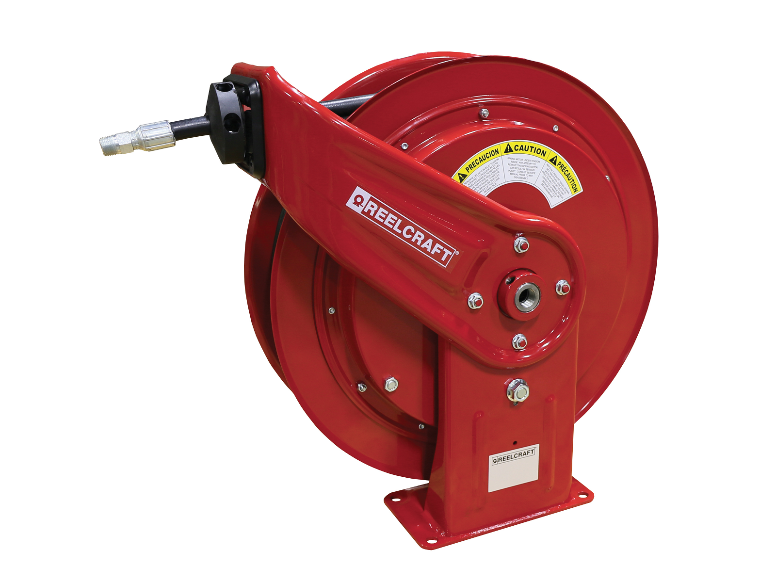 HD76075OMP 3/8"X75' Oil Spring Reel with Hose