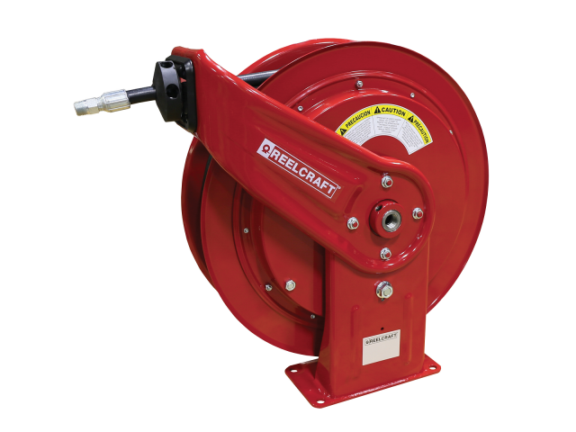 HD76075OMP - 3/8"X75' Oil Spring Reel with Hose