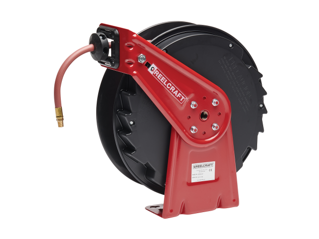 RT850-OLP - 1/2"X50' Air/Water Spring Reel with Hose