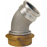 45 Deg Adapter - Tank Car Thread x Male Cam