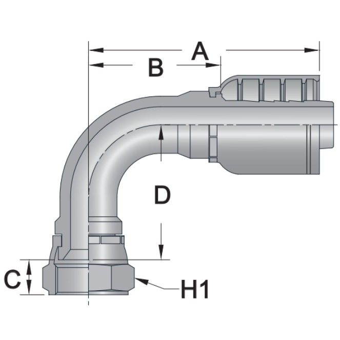 Maverick 90FJ7 | 90 Deg Female JIC Fittings | The Hose Shop