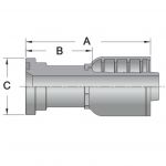 C617 - Code 61 Flange - Maverick 7 Series Crimp Fitting
