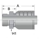 MFS7 - Male ORFS - Maverick 7 Series Crimp Fitting